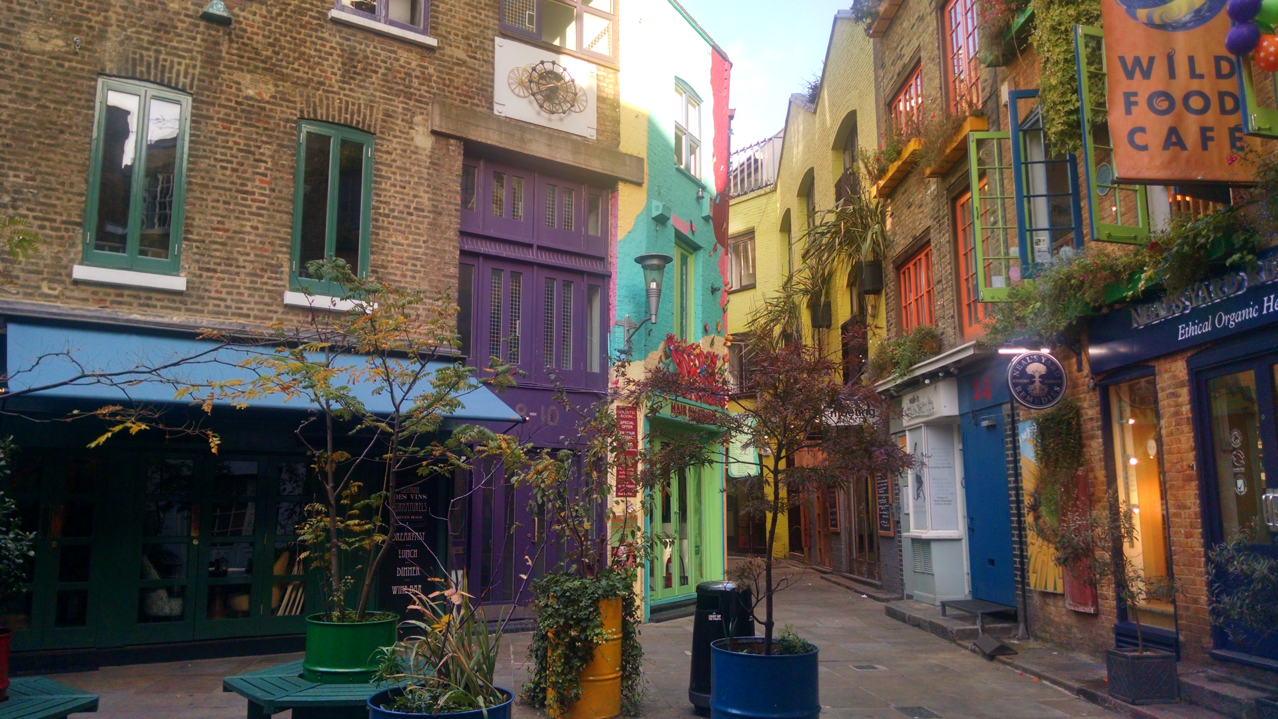 London courtyard