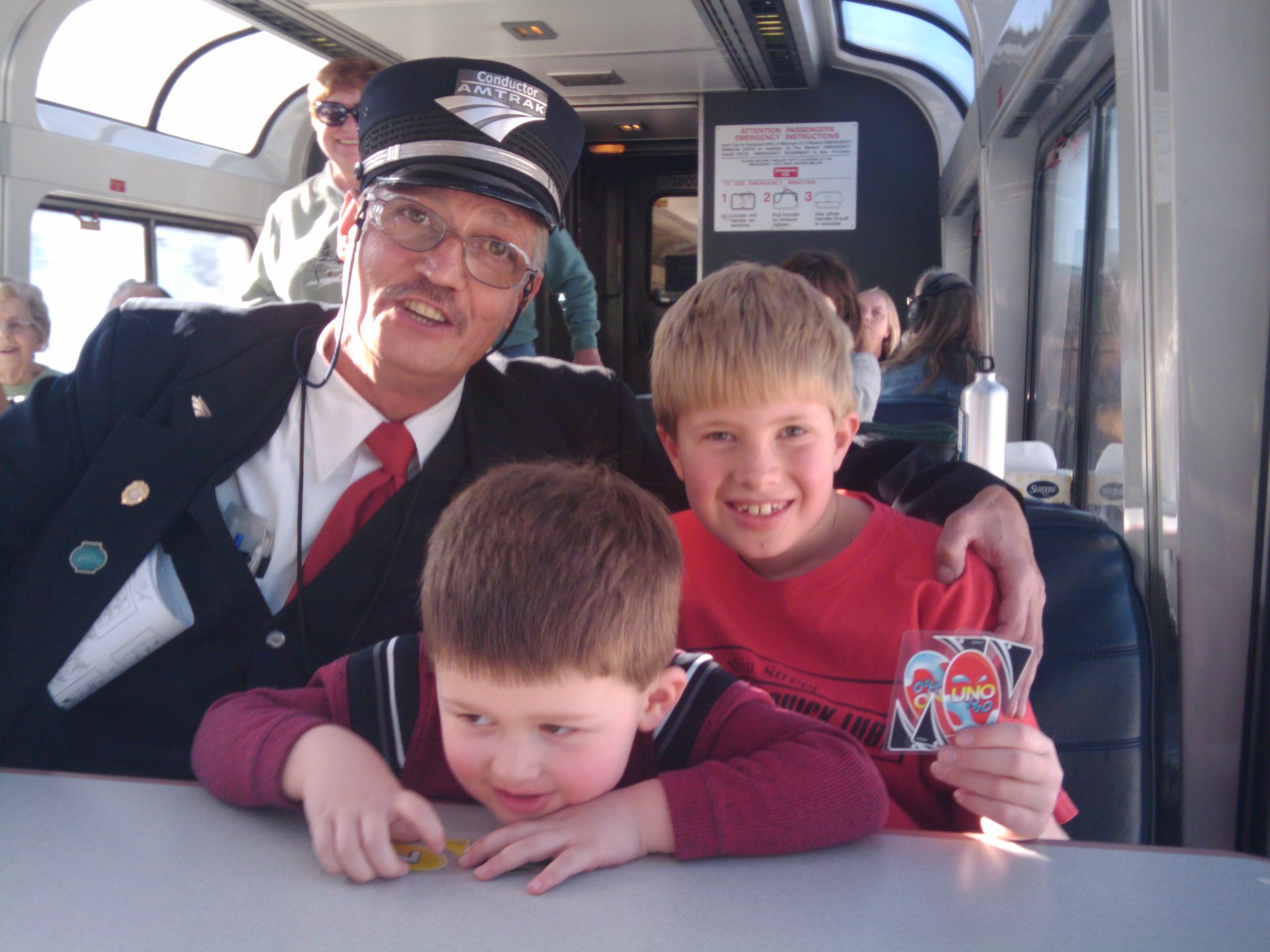 TrainConductorWithKids